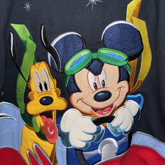 2006 JH Design Disney Daytona 500 Jacket Mickey Racing Jeff Hamilton Youth 2XL - Picture 9 of 16